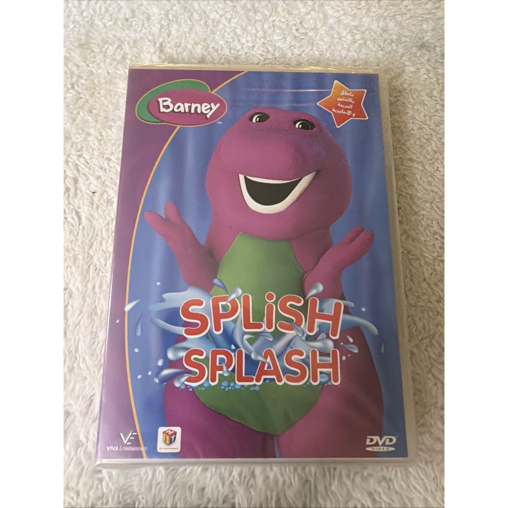 Barney Splish Splash DVD Region 2 Rare Out Of Print Brand New Sealed Arabic